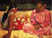 Paul Gauguin Tahitian Women(on the Beach) oil on canvas